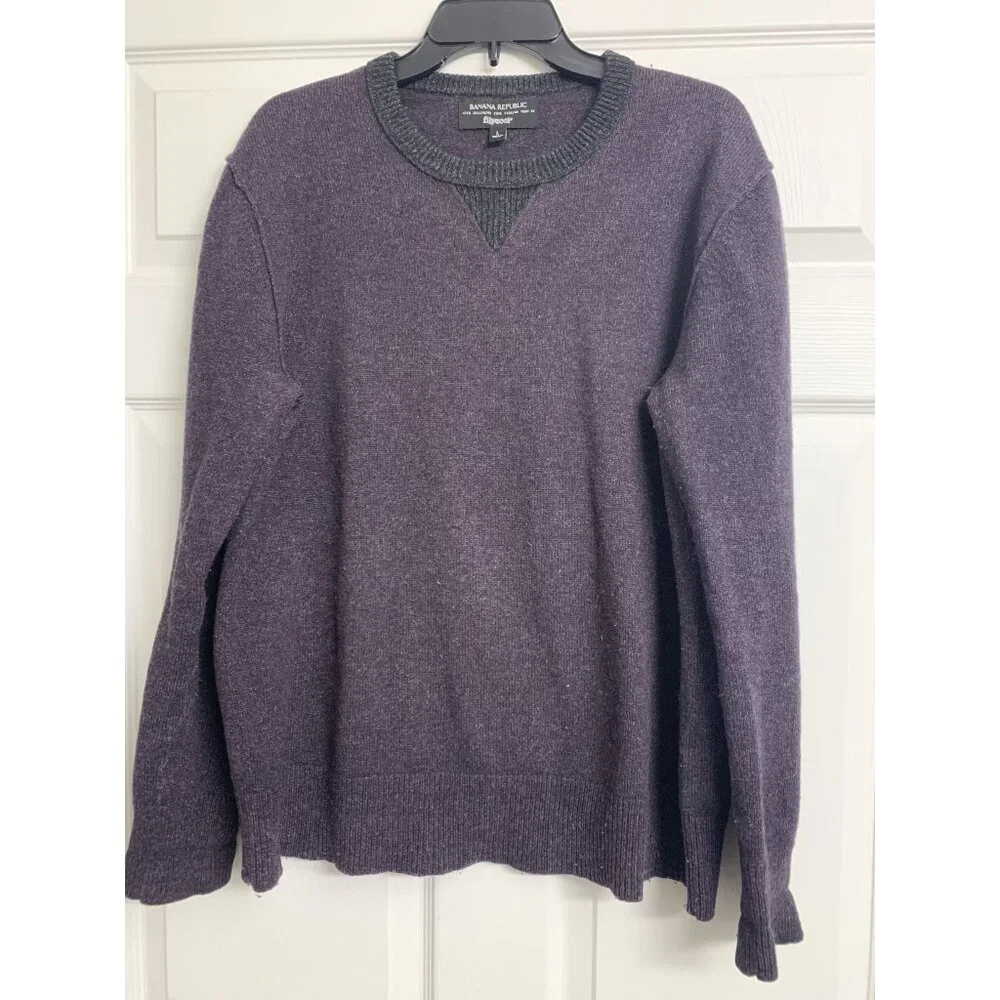 Banana Republic Filpucci Italian Yarn‎ Merino Wool Sweater Size L